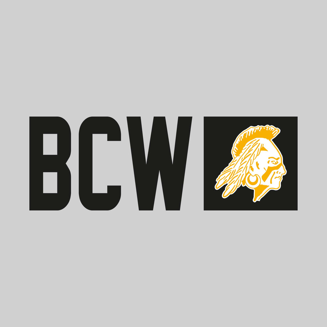 Western Warriors - Spirit Wear - School Acronym with Squared Mascot