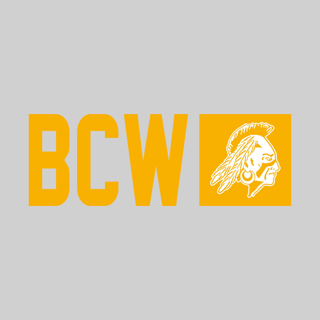 Western Warriors - Spirit Wear - School Acronym with Squared Mascot