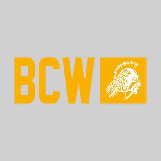 Western Warriors - Spirit Wear - School Acronym with Squared Mascot