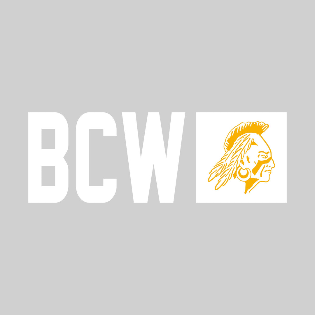 Western Warriors - Spirit Wear - School Acronym with Squared Mascot