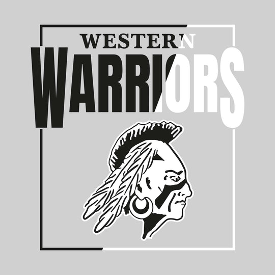 Western Warriors - Spirit Wear - Split-Color Boxed with Mascot