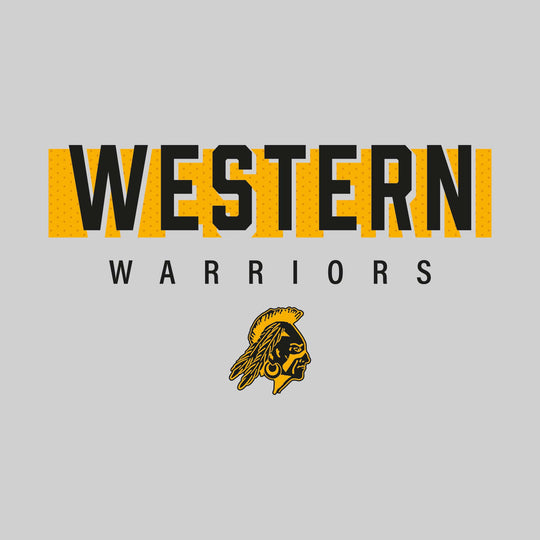 Western Warriors - Spirit Wear - Western with Cutout Shadow and Mascot