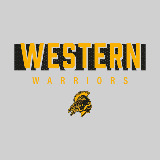 Western Warriors - Spirit Wear - Western with Cutout Shadow and Mascot