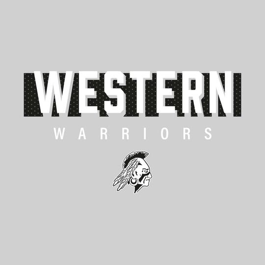 Western Warriors - Spirit Wear - Western with Cutout Shadow and Mascot