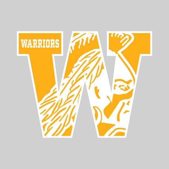 Western Warriors - Spirit Wear - W with Inset Mascot and Mascot Name