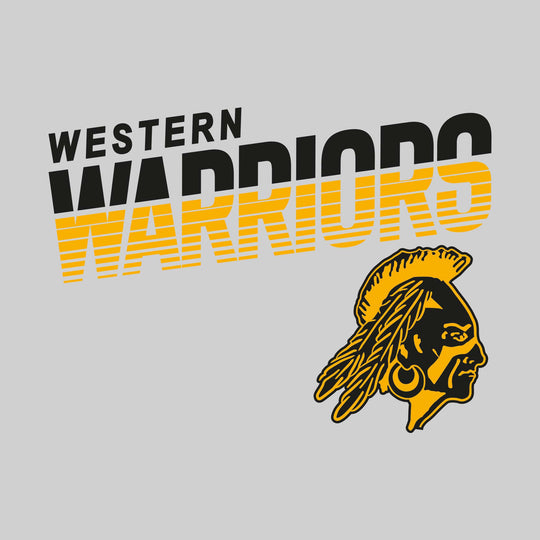 Western Warriors - Spirit Wear - Striped Warriors with Mascot