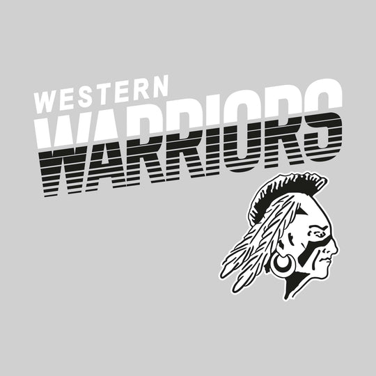 Western Warriors - Spirit Wear - Striped Warriors with Mascot