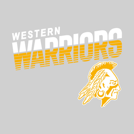 Western Warriors - Spirit Wear - Striped Warriors with Mascot