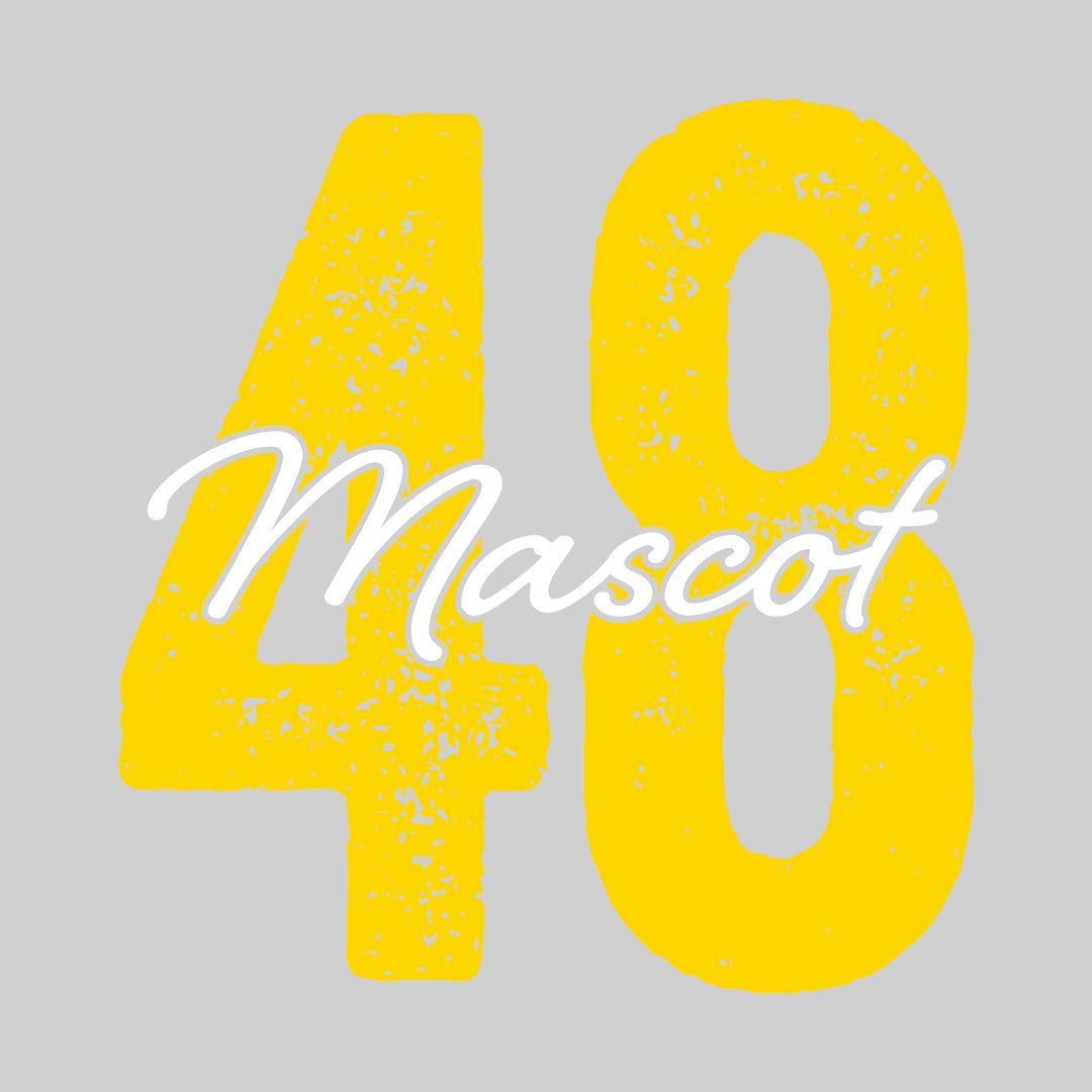 Spirit Wear - Oversized Number with Mascot and Optional Name