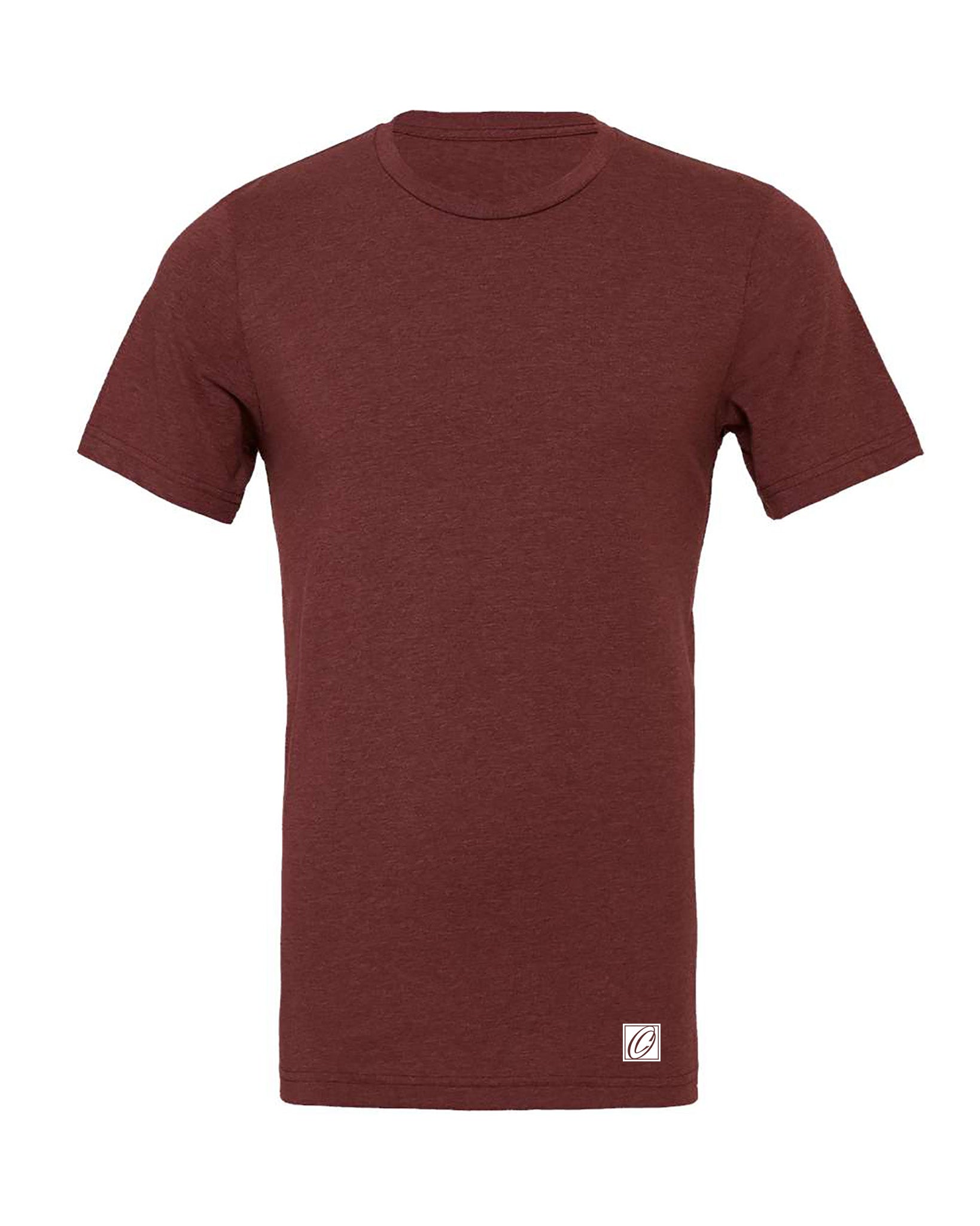 Bella Canvas Adult Heather CVC Crew Neck Short Sleeve Tee - Red/Pink/Purple - XS-XL
