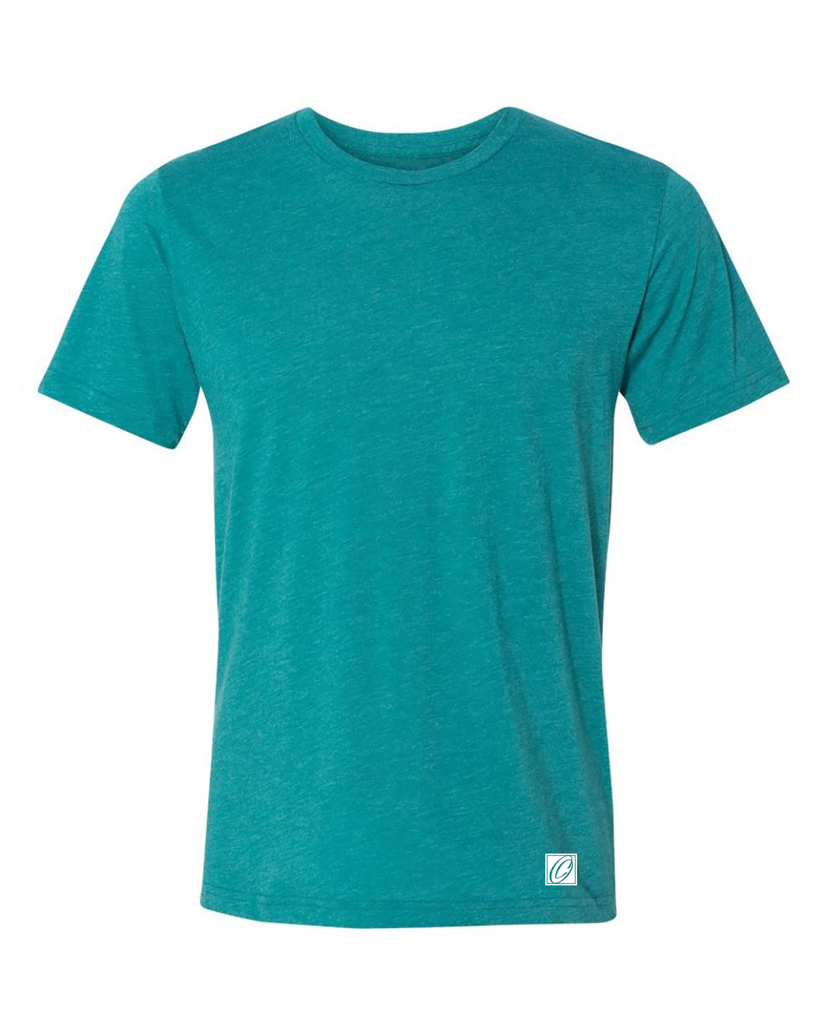 Bella Canvas Adult Triblend Crew Neck Short Sleeve Tee - Greens - 2XL-3XL