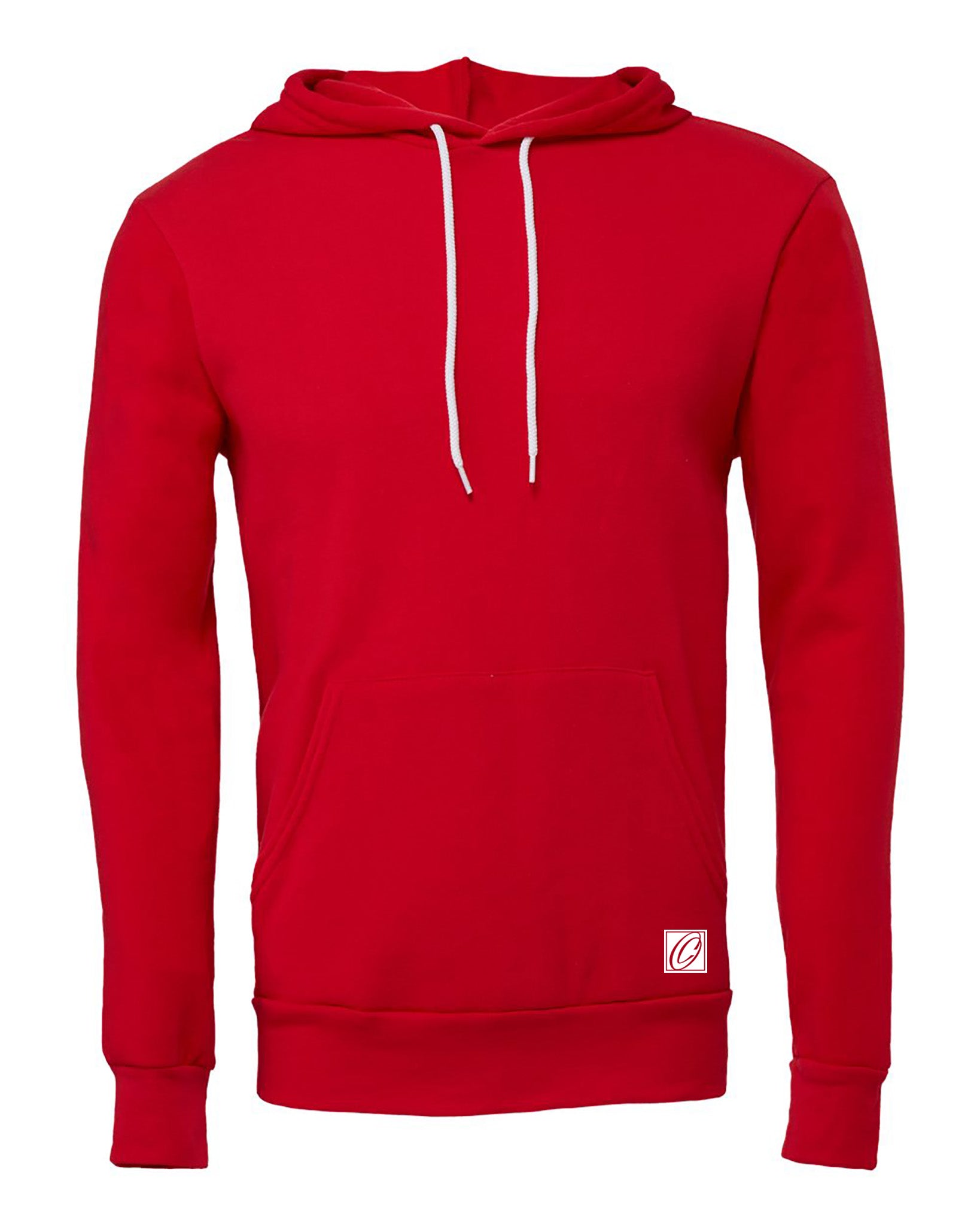 Bella Canvas Adult Midweight Sponge Fleece Pullover Hoodie - Red/Pink/Purple - 2XL-3XL