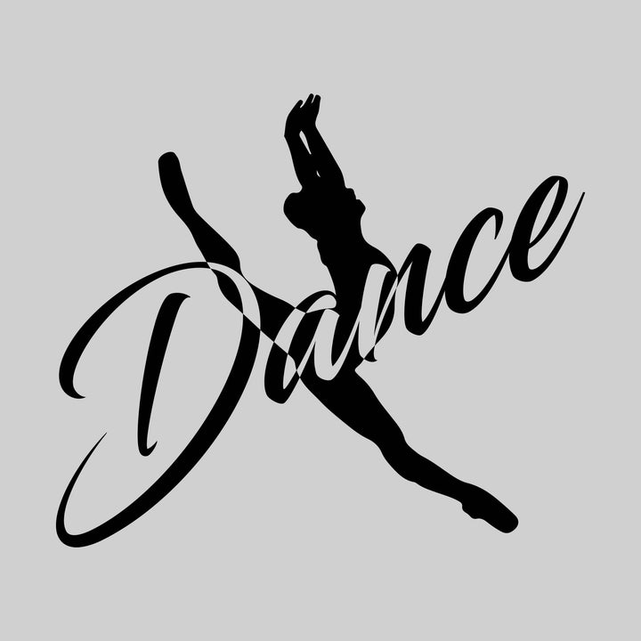 DANCE - Script With Dancer Silhouette – Oddly Creative Design