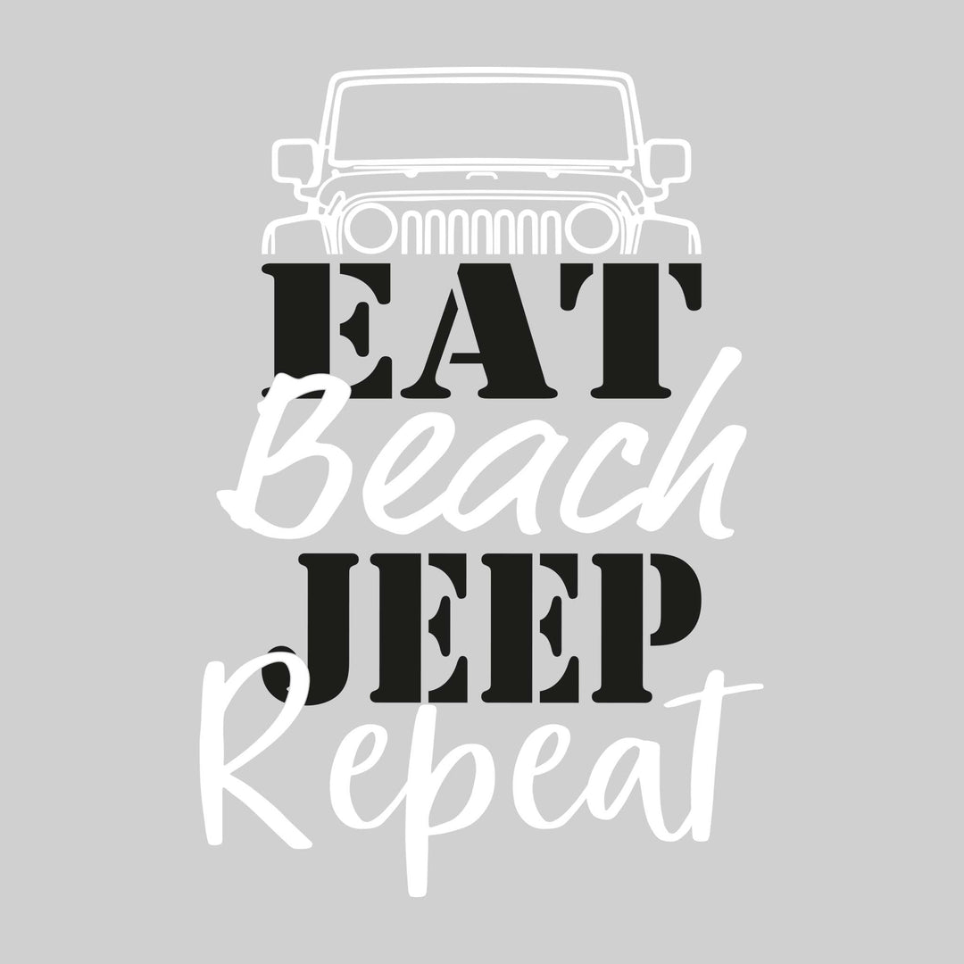 Eat Beach Jeep Repeat