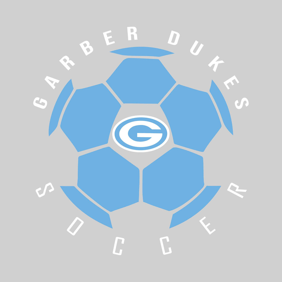 Garber Dukes - Soccer - Circular Text with Ball