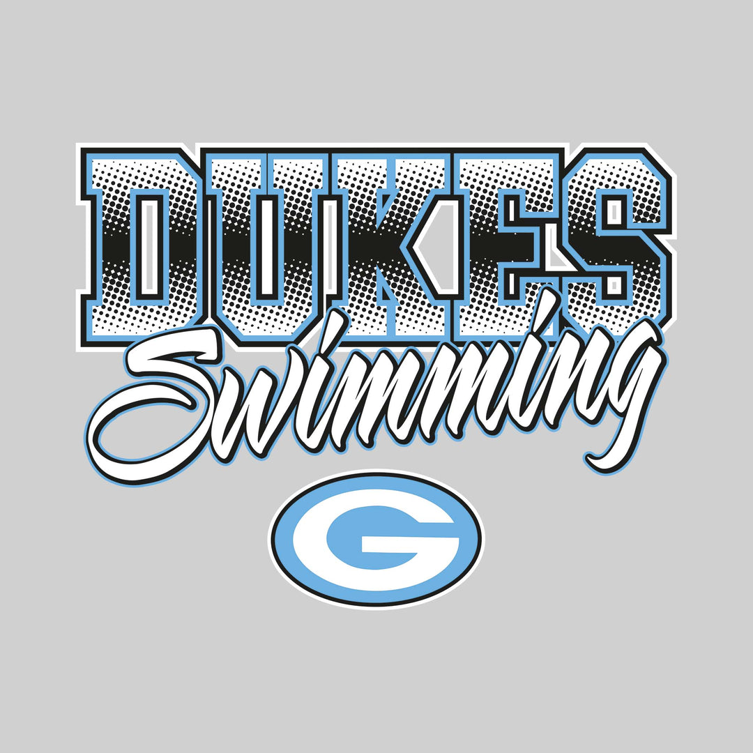Garber Dukes - Swimming - Halftone Dukes