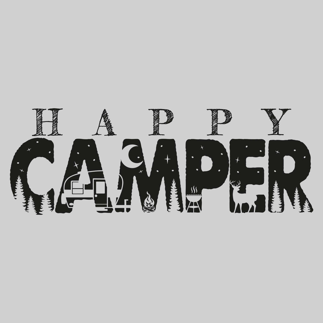 Happy Camper - Scene in Letters