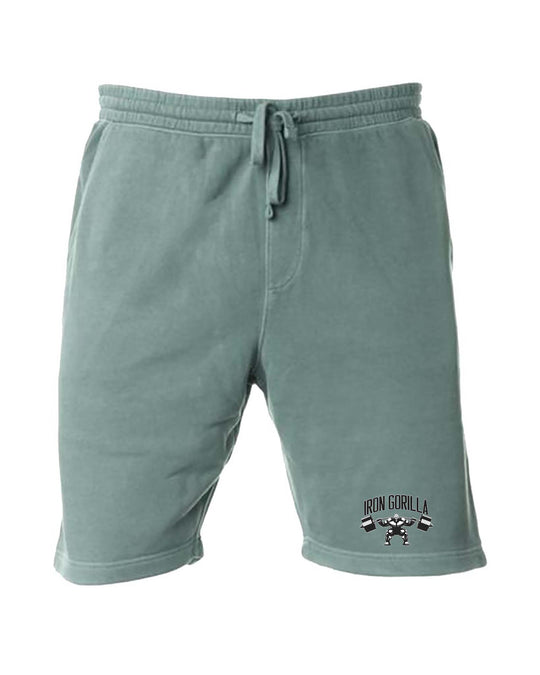 Adult "Iron Gorilla" Pigment-Dyed Fleece Shorts