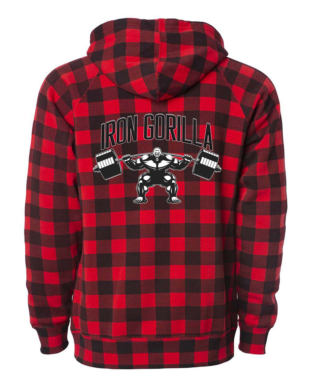 Adult "Iron Gorilla" Special Blend Raglan Hoodie