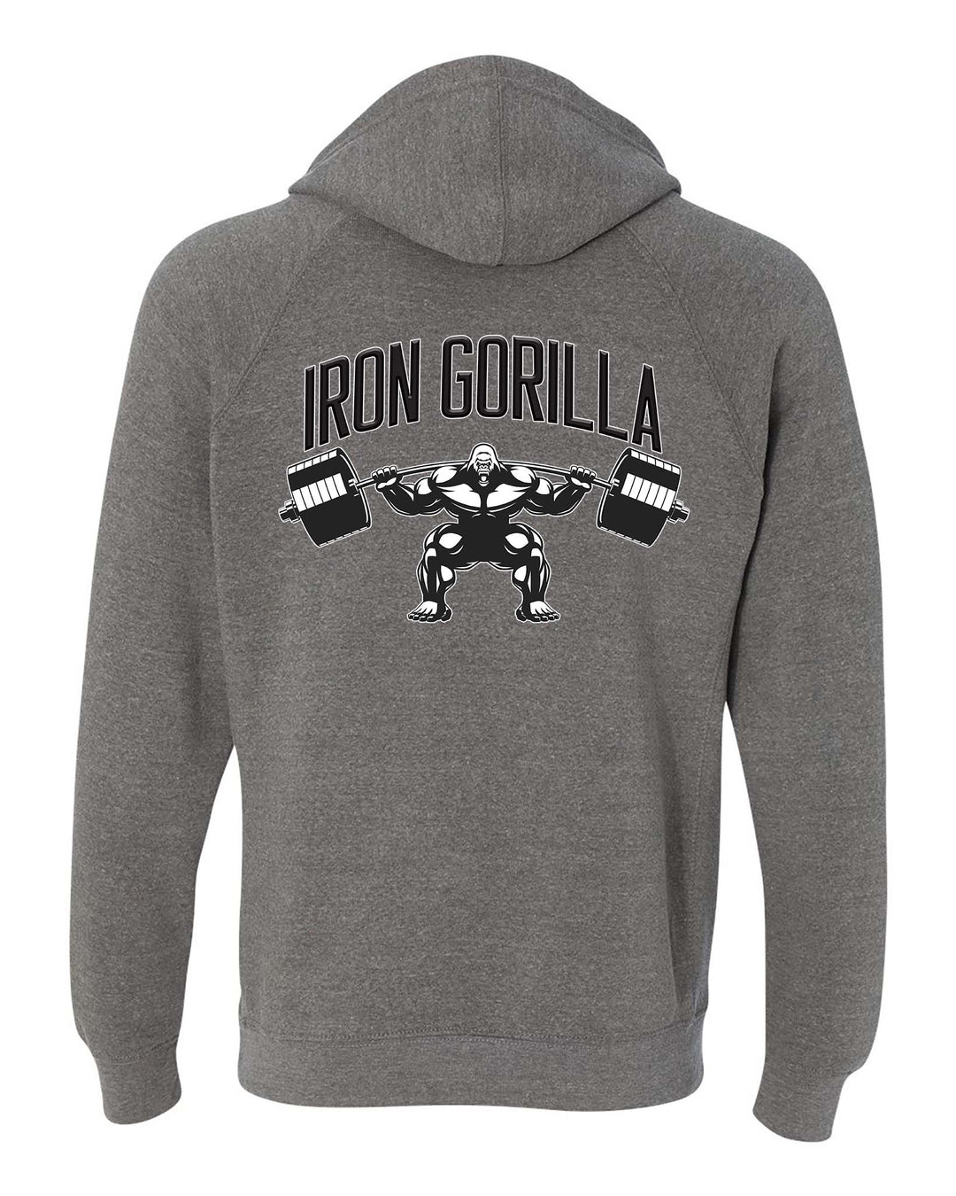 Adult "Iron Gorilla" Special Blend Raglan Hoodie