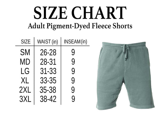 Adult "Iron Gorilla" Pigment-Dyed Fleece Shorts