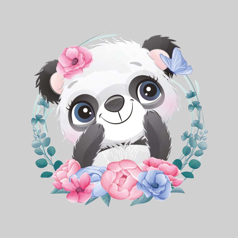 Panda - Flower Frame – Oddly Creative Design