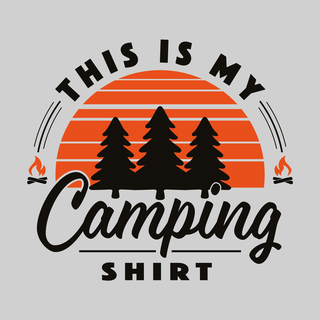This Is My Camping Shirt - Sunset