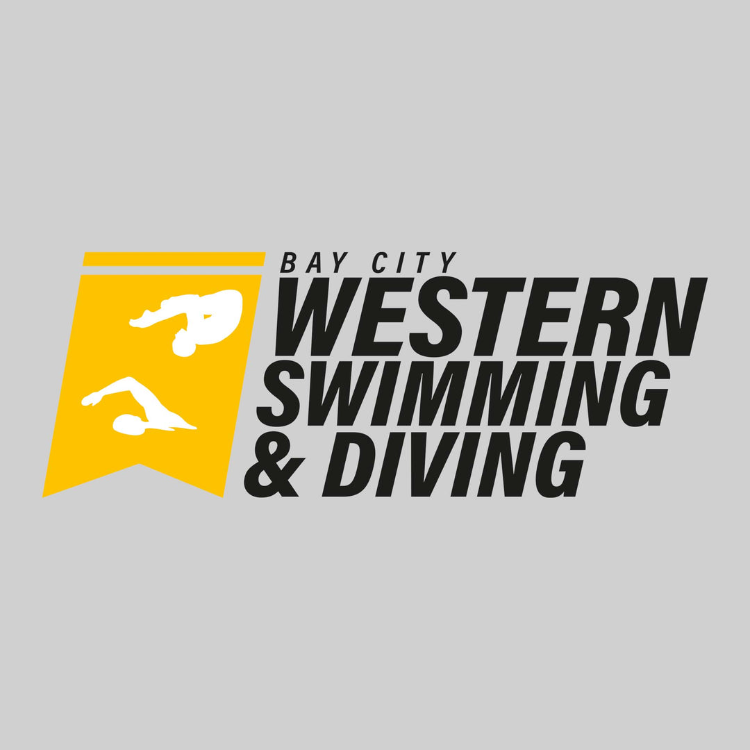 Western Warriors - Swimming & Diving - Pennant with Silhouettes